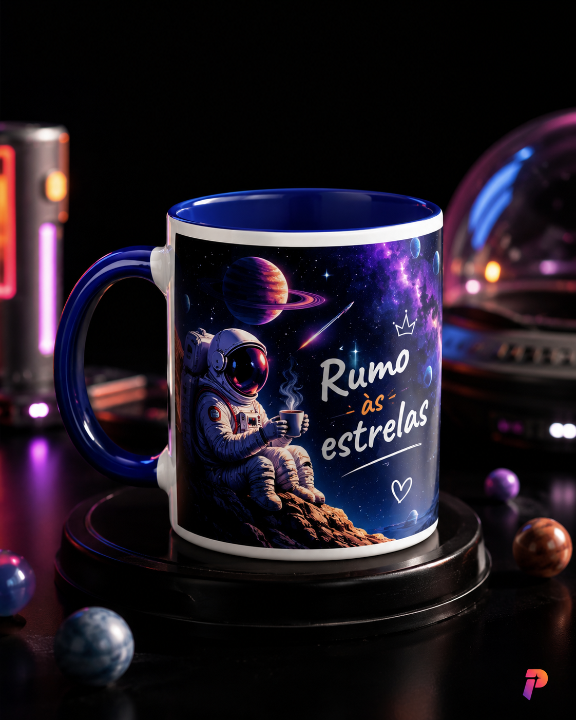 Caneca personalizada Rumo às estrelas